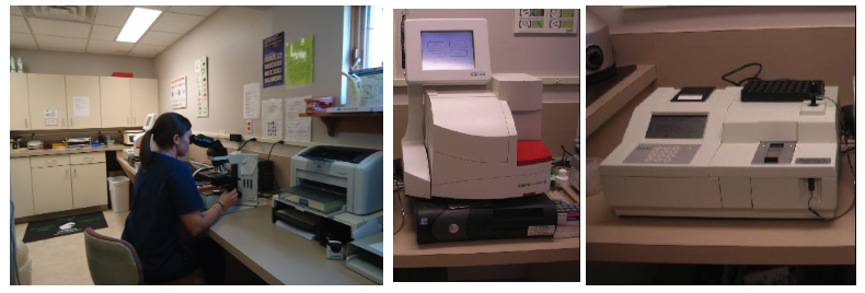 Laboratory Photos - Staff working in the lab and lab equipment shown